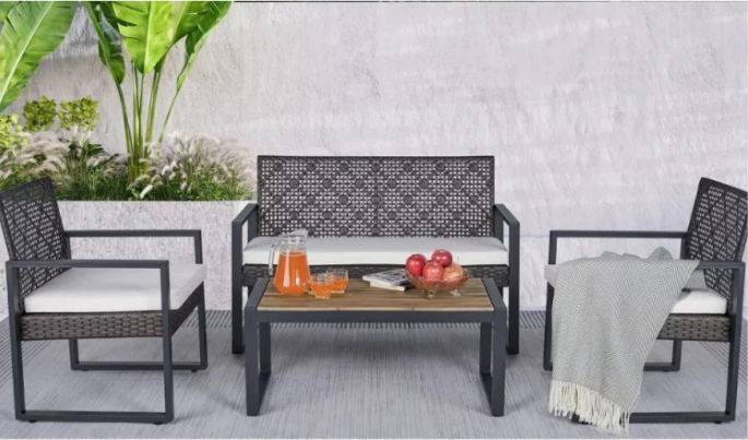COMHOMA Patio Furniture Set Review From Emily Reviews