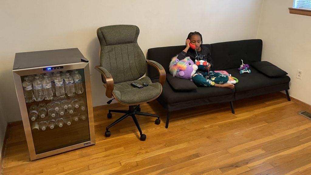 COMHOMA B001 Convertible Futon Sofa Bed – Lounge by Day, Sleep by Night