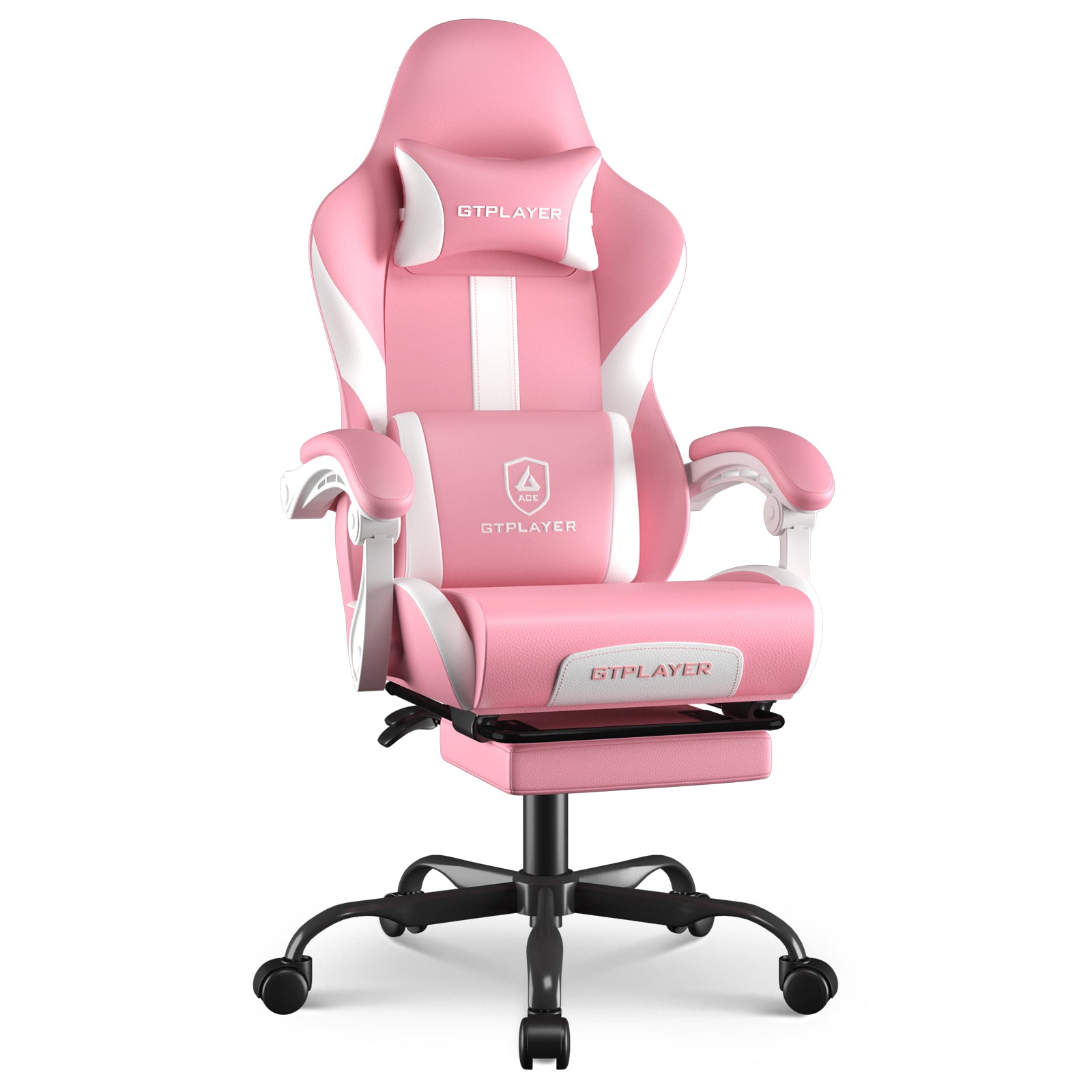 GTPLAYER Gaming Chair with Pocket Spring Cushion & Footrest GT905