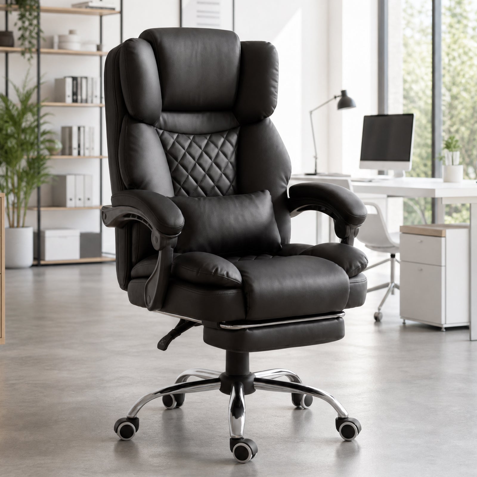 Cloudrest Pro Executive Big and Tall Office Chair with Linkage Armrests 90°-145° CH1001