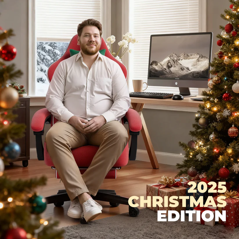 GTPLAYER Christmas Edition Office Gaming Chair ACE-PRO-RD