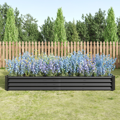 Metal Raised Garden Bed with Gloves Tools OT-GD02