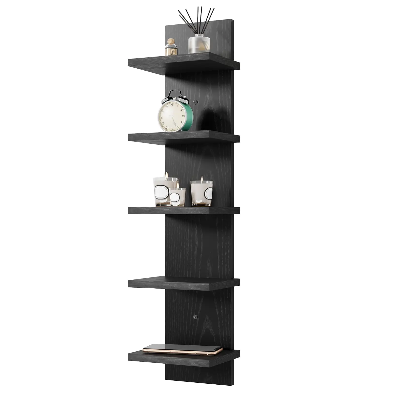 COMHOMA 5 Tier Wall Shelf Unit DX-QC046