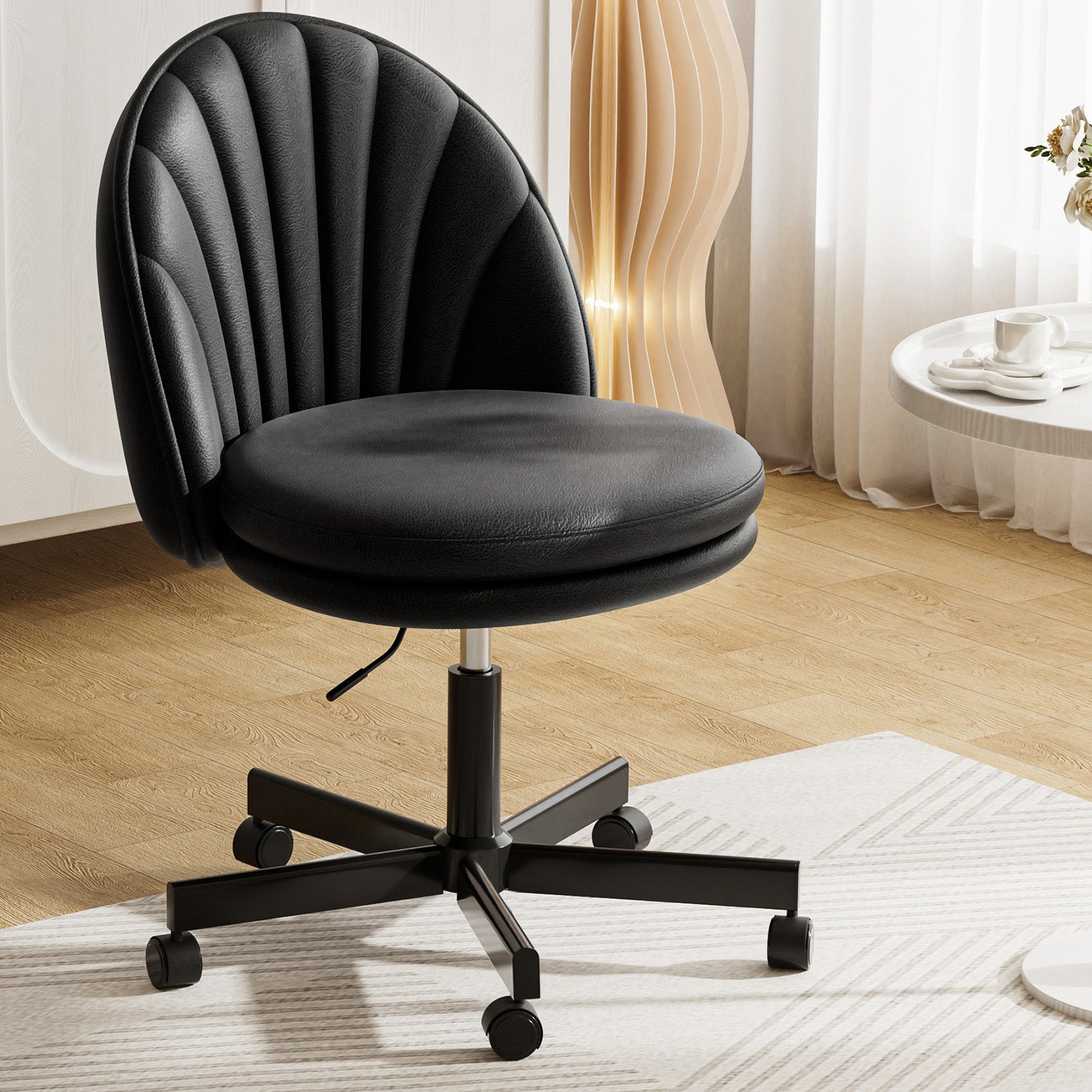 COMHOMA Modern Multifunctional Criss Cross Chair For Office/Vanity/Kitchen CH710
