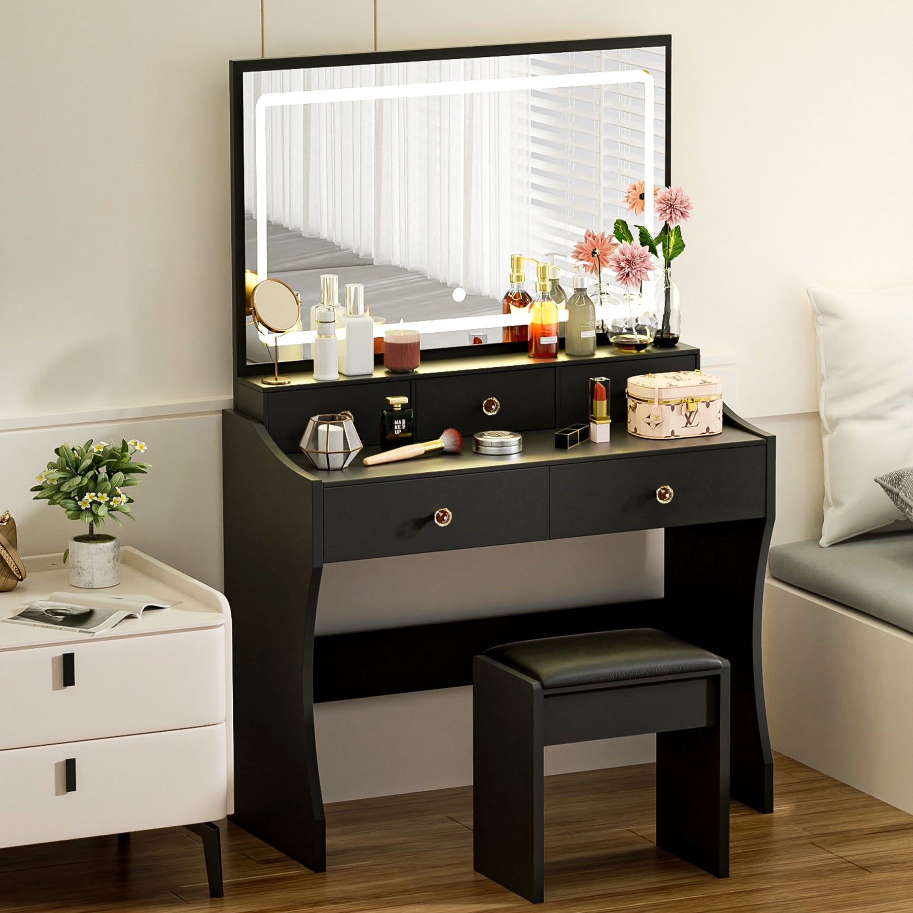 COMHOMA Makeup Vanity Set B200 WMT