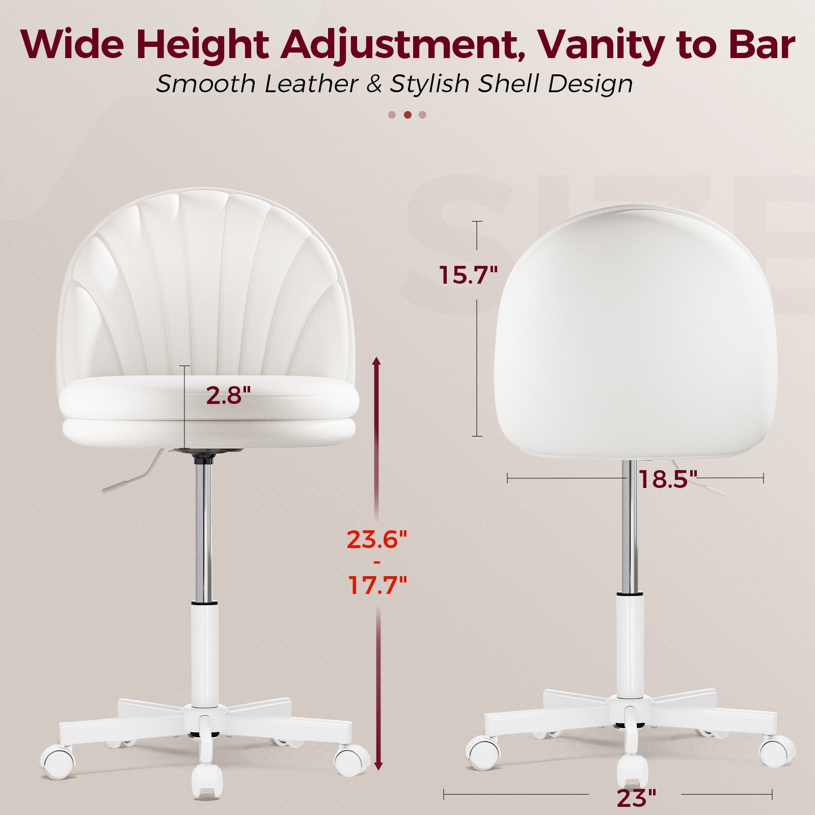 GTPLAYER Small Criss Cross Office Chair, Vanity Chair CH710
