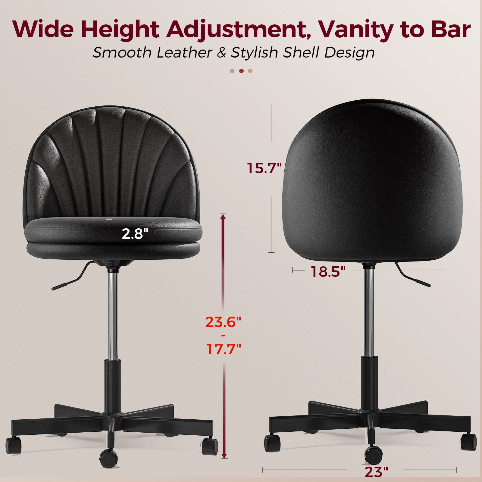 GTPLAYER Small Criss Cross Office Chair, Vanity Chair CH710