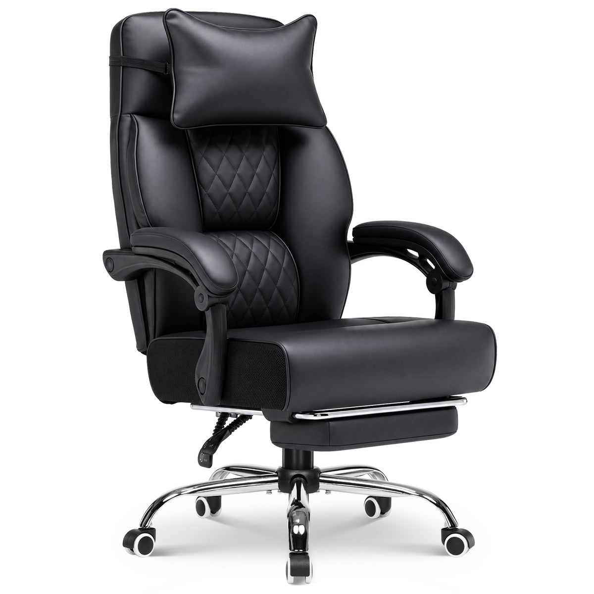 COMHOMA® Big and Tall Ergonomic Office Chair with Linkage Armrest & Wide Seat COM305