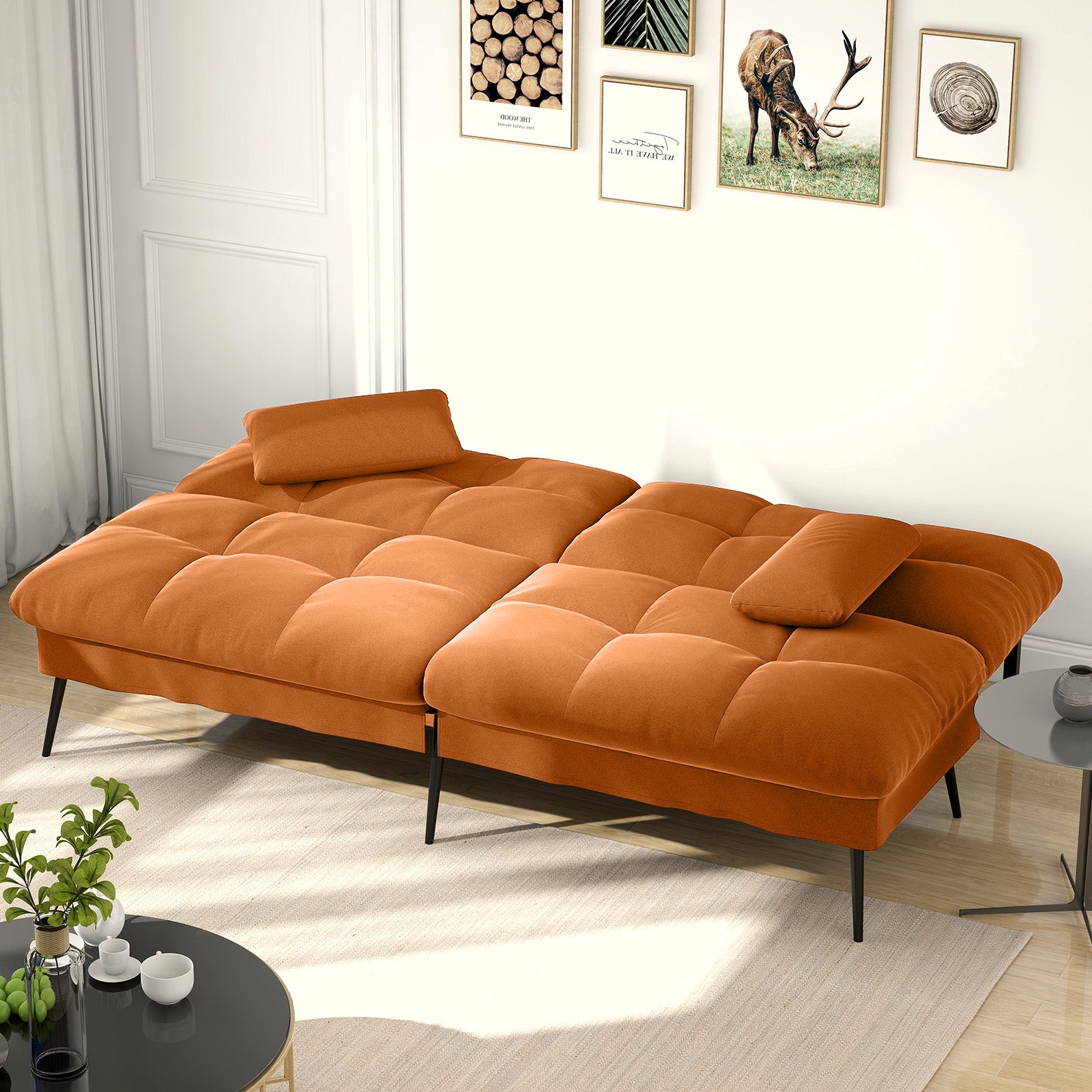 Convertible Futon Sofa Bed WMT B001