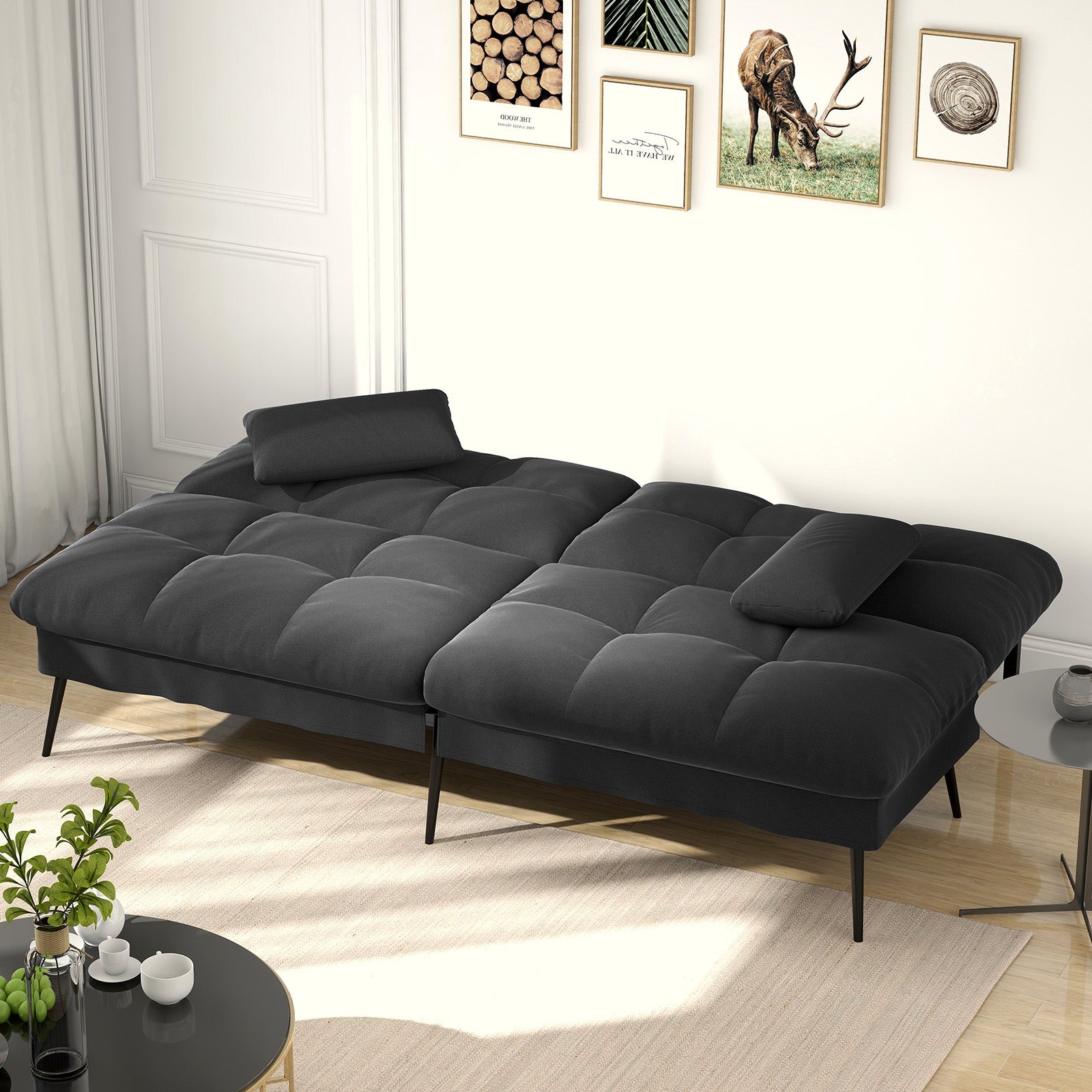 Convertible Futon Sofa Bed WMT B001
