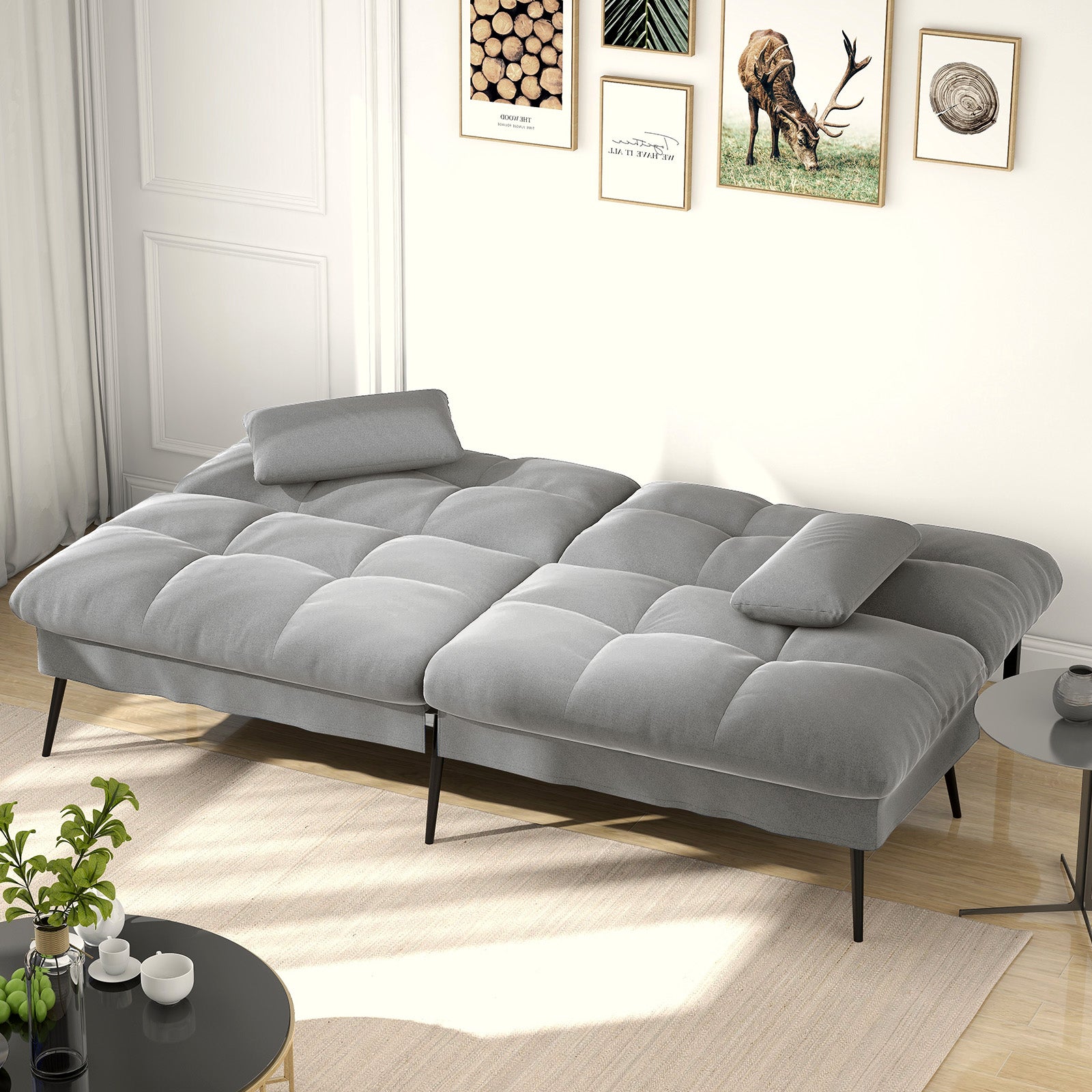 Convertible Futon Sofa Bed WMT B001