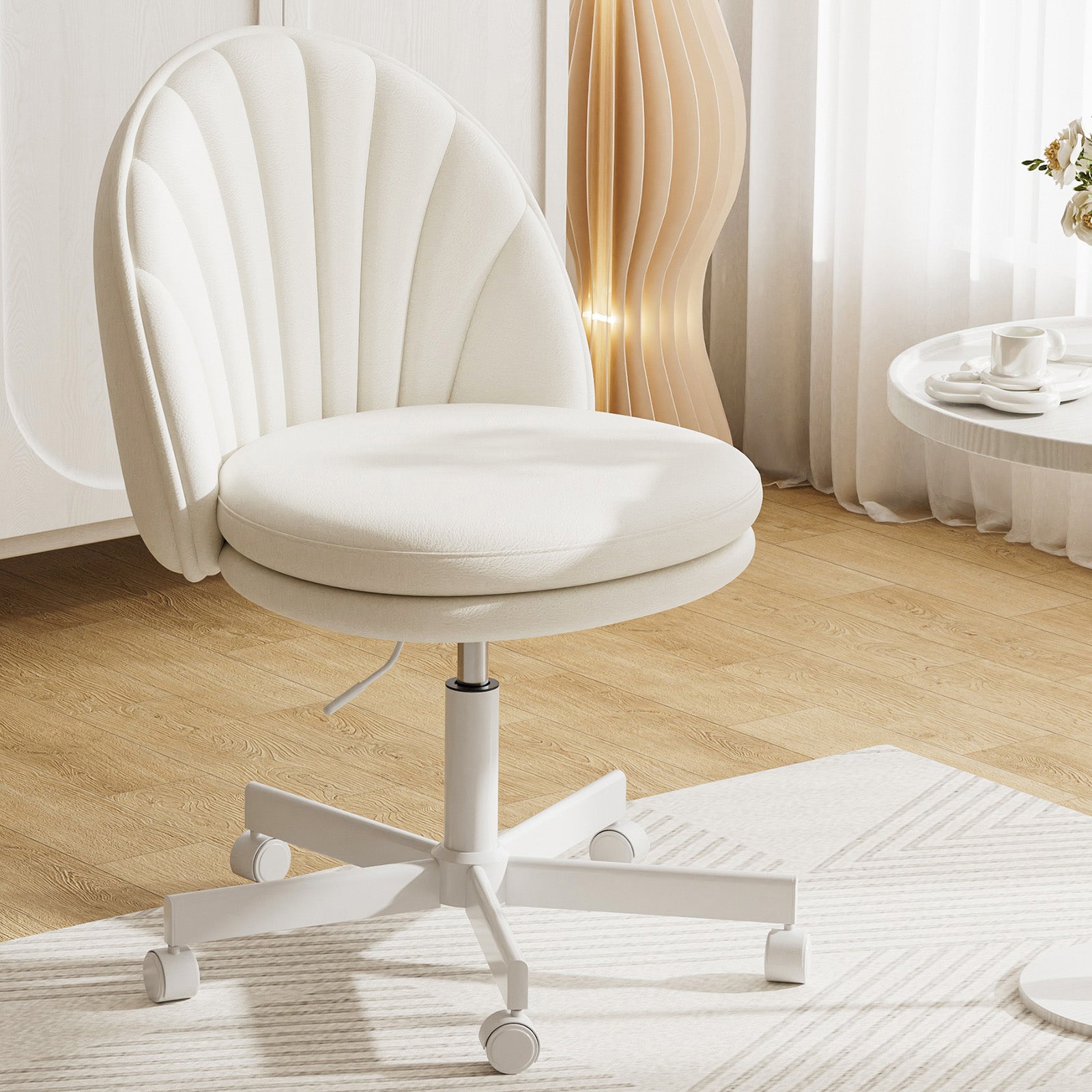 GTPLAYER Small Criss Cross Office Chair, Vanity Chair CH710