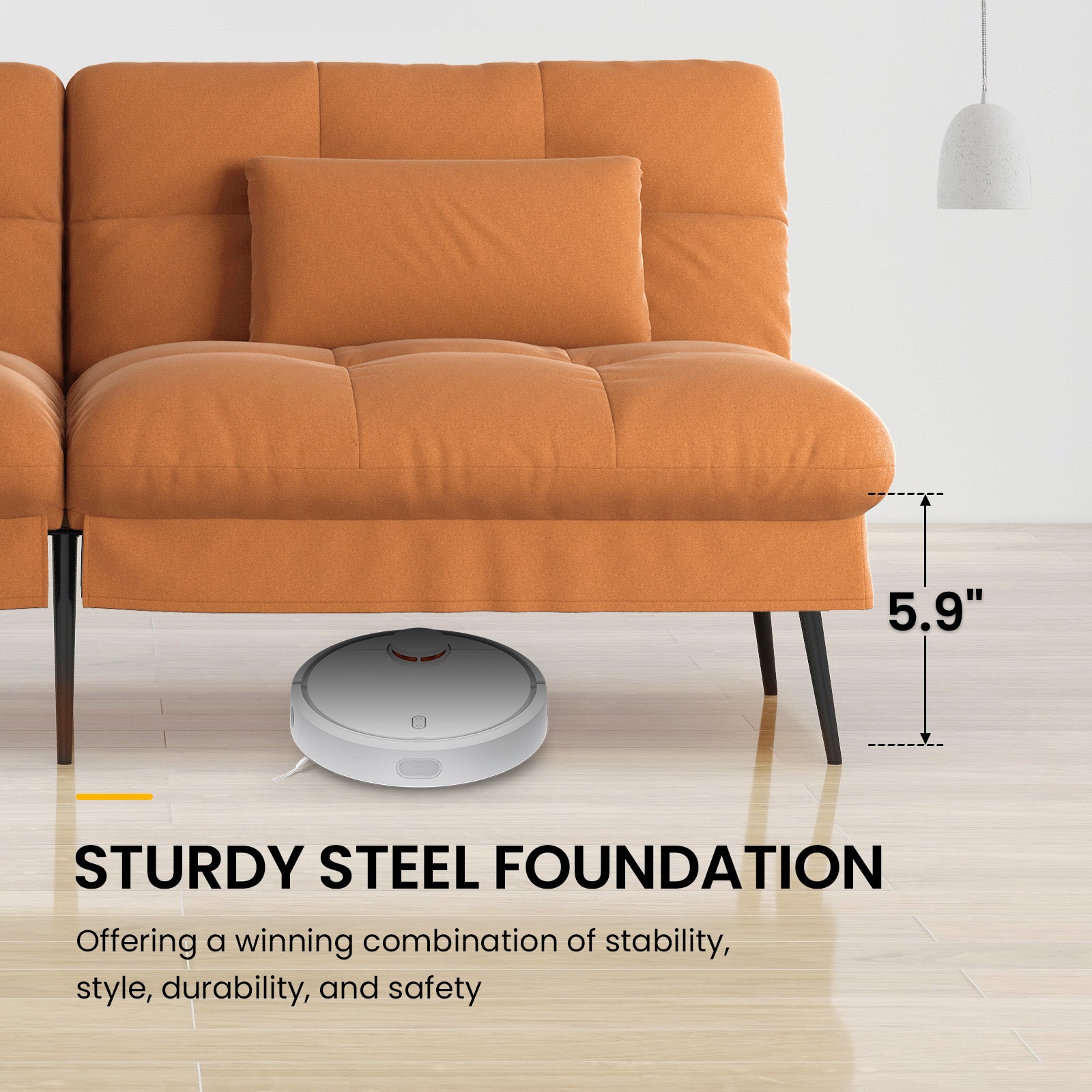 Convertible Futon Sofa Bed WMT B001