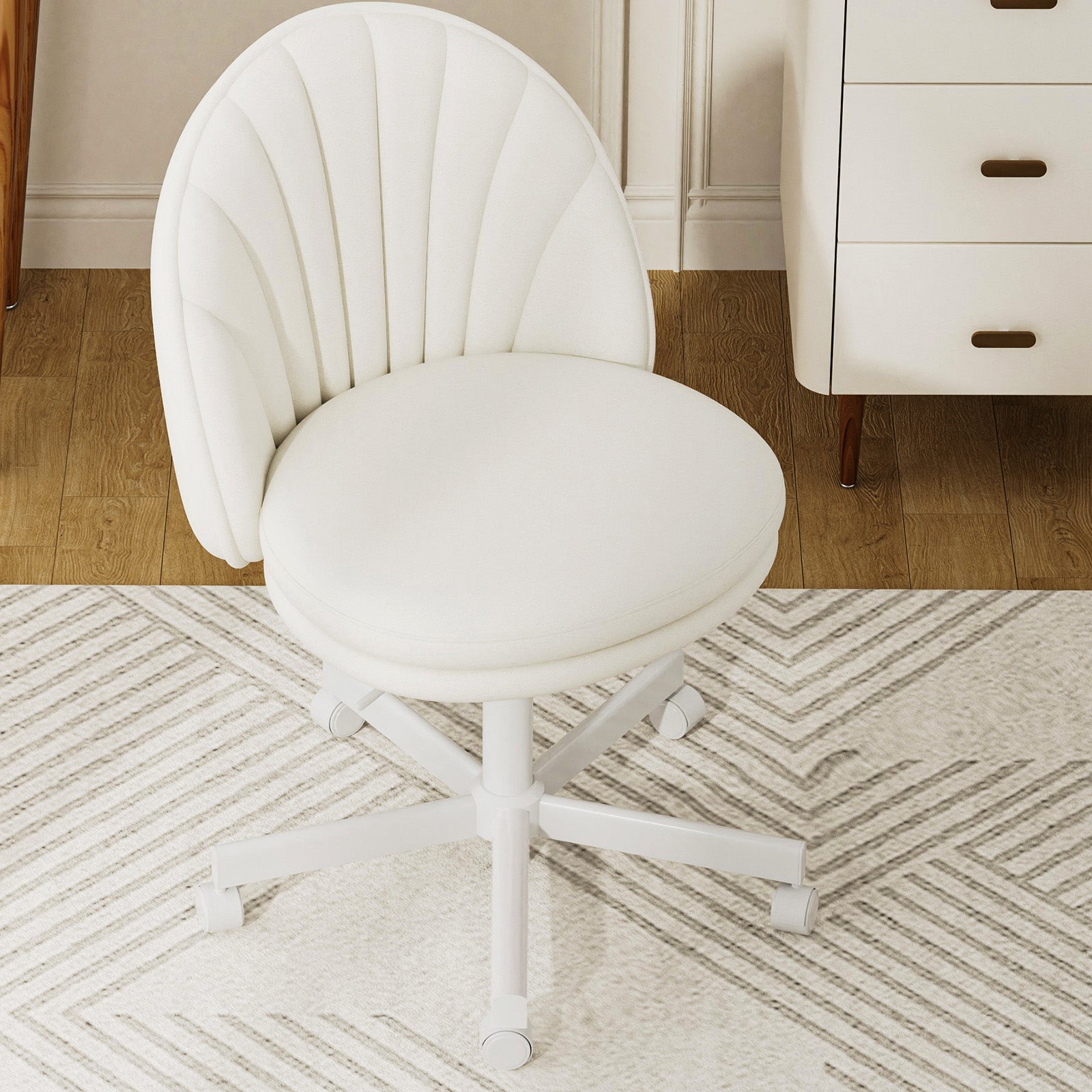 GTPLAYER Small Criss Cross Office Chair, Vanity Chair CH710