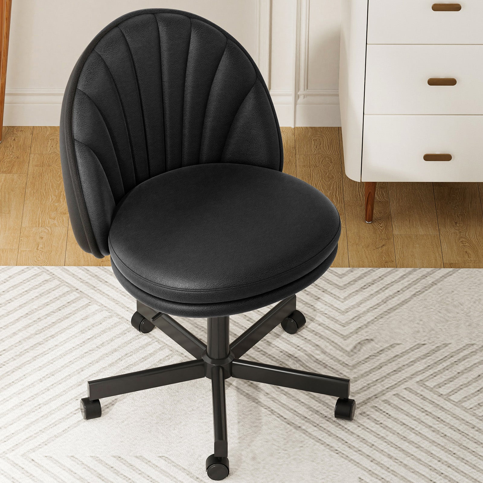 GTPLAYER Small Criss Cross Office Chair, Vanity Chair CH710