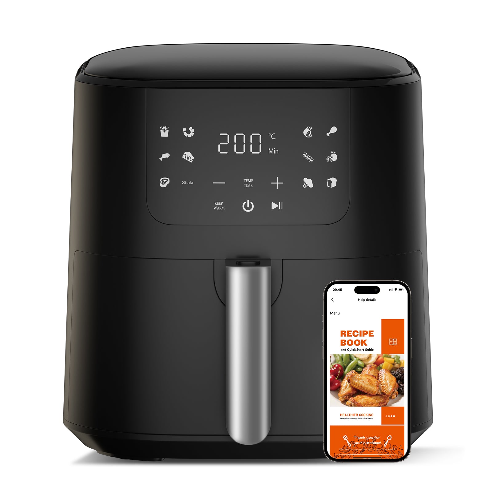 QIDO Air Fryer 8-in-1 with 5 QT Capacity AF01