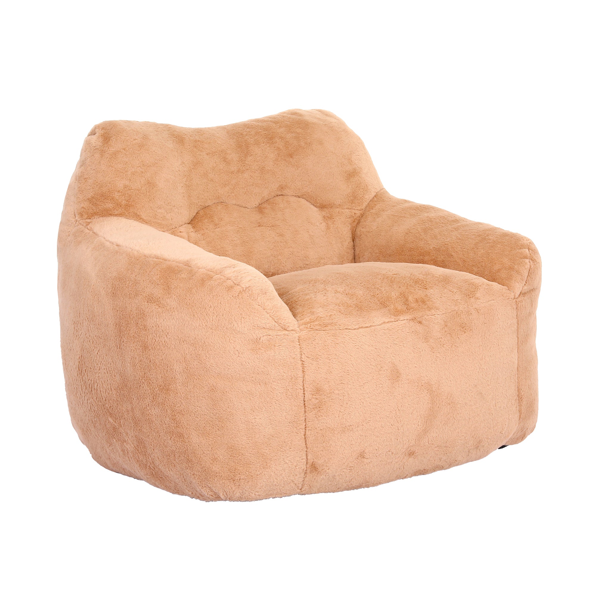 Beanbag Chair, Beanbag Sofa Chair with Armrests Stuffed High-Density Foam, Lazy Sofa Comfy Chairs Beanbag Chair for Adults in Living Room, Bedroom Reading