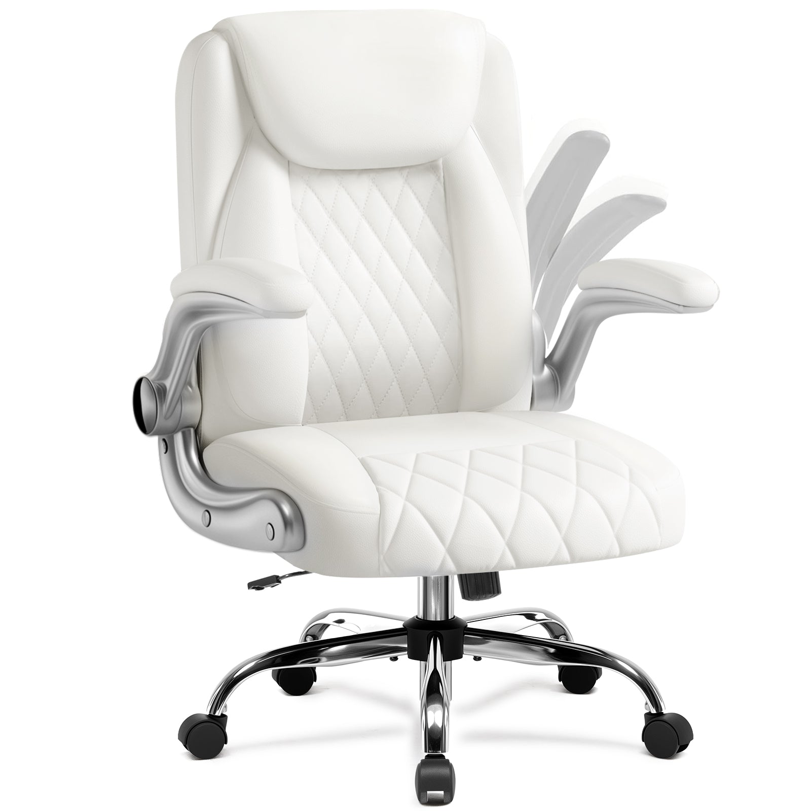 COMHOMA Big and Tall Office Chair, 400LBS Wide Seat Ergonomic Chair, High Back Executive Leather Chair CH227