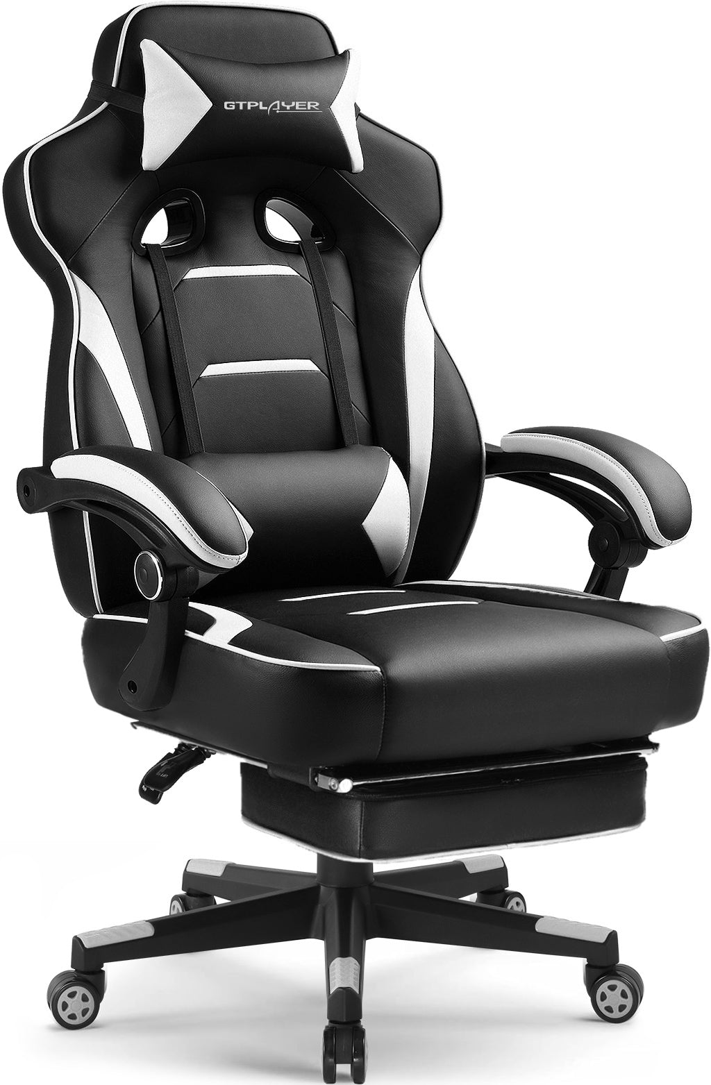 GTPLAYER Gaming Chair 350Lbs Heavy Duty Ergonomic Office Chair Lumbar Support GTF59-CH