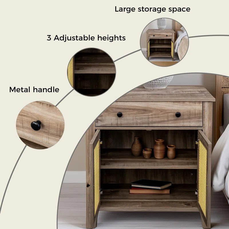 Rattan Storage Cabinet-DX-QC WMT