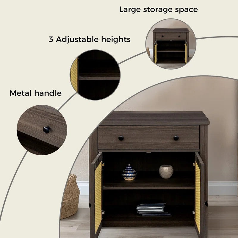 Rattan Storage Cabinet-DX-QC WMT