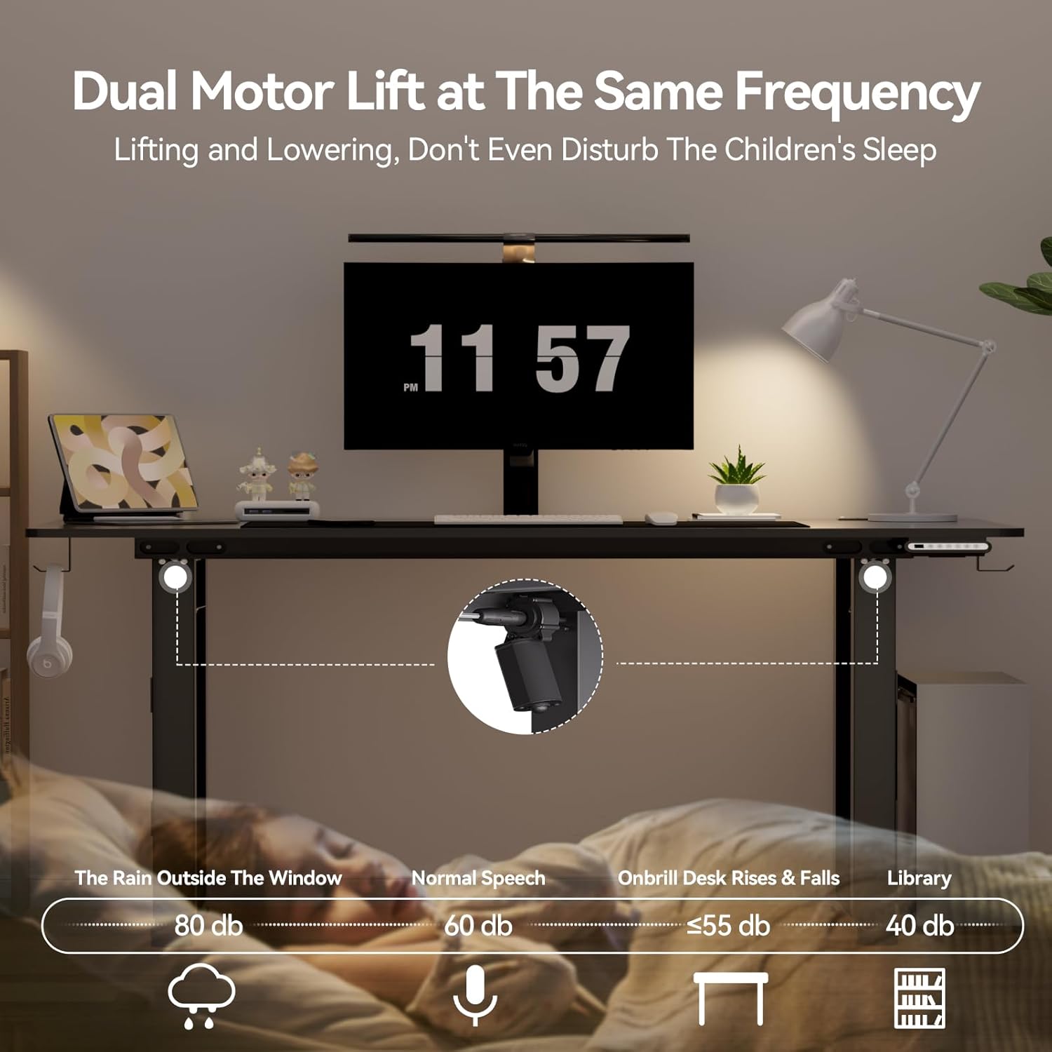 GTRACING Standing Desk with Dual Motor GTS400