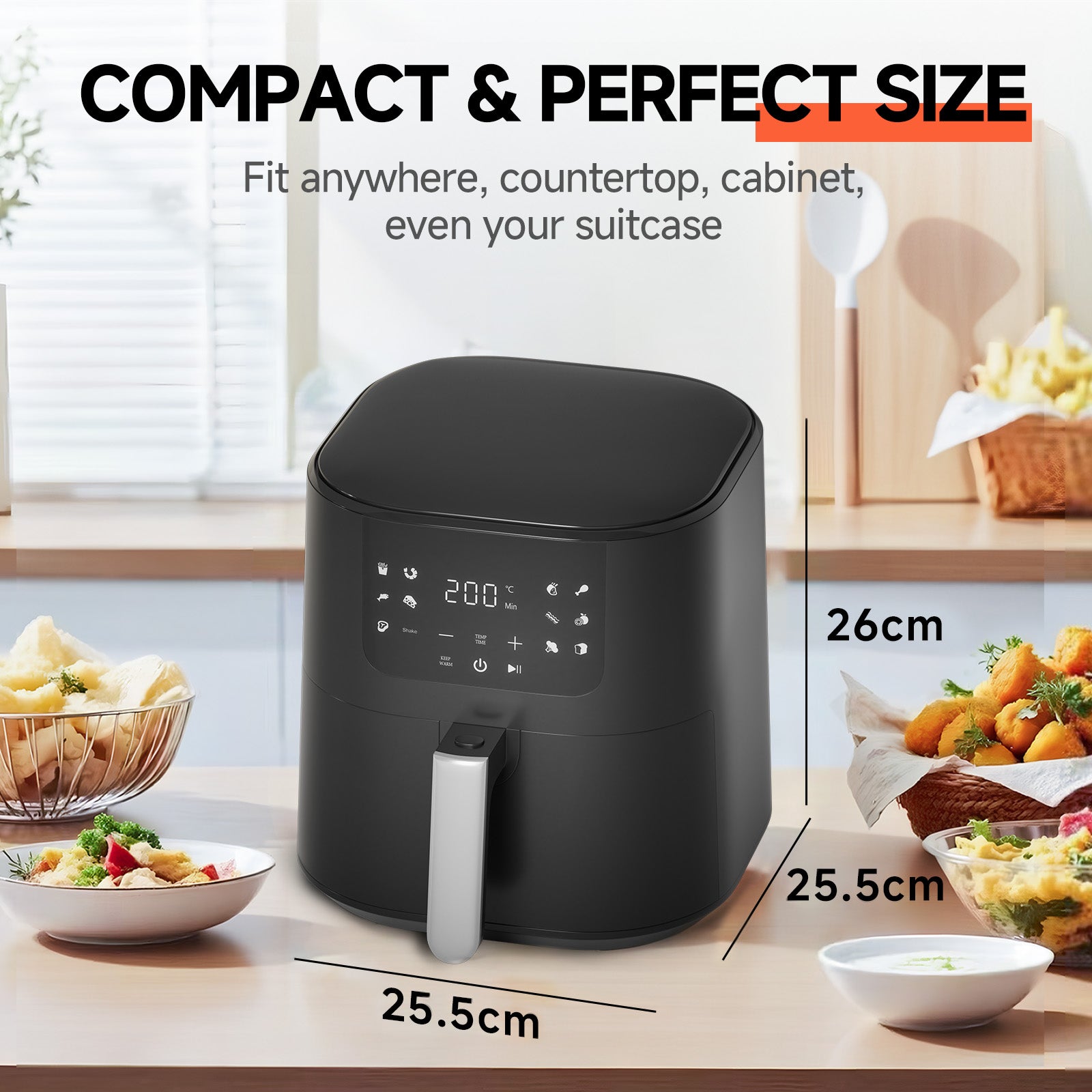 QIDO Air Fryer 8-in-1 with 5 QT Capacity AF01