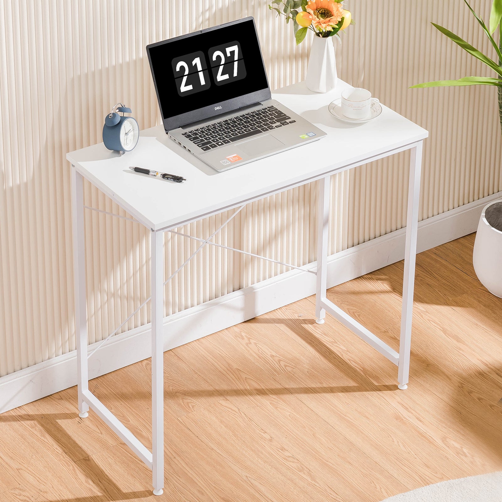 COMHOMA 32 inch Non-Adjustable Height Office Desk DH01