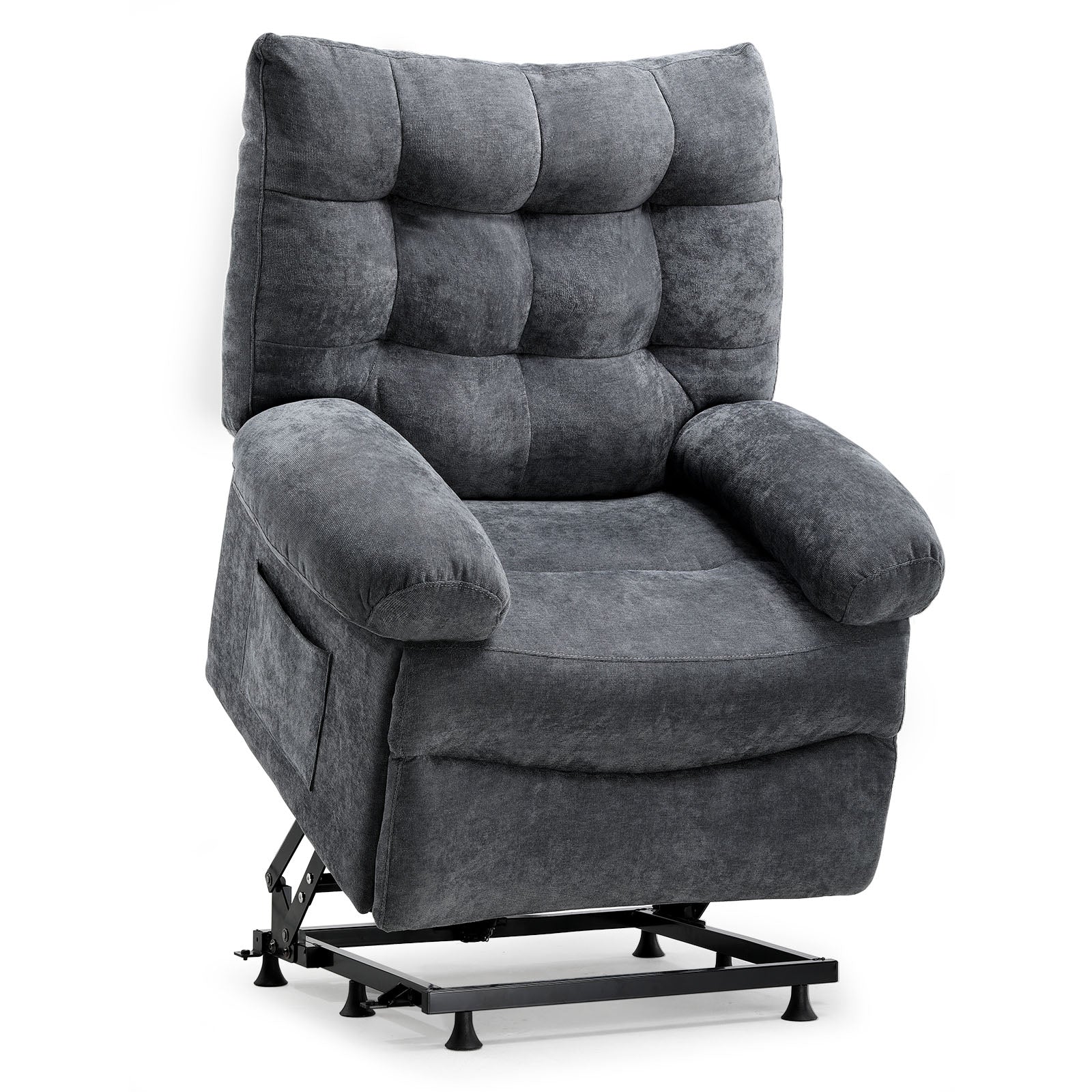 COMHOMA Fabric Power Lift Recliner, Oversized for Big Tall Men and Elderly H7133