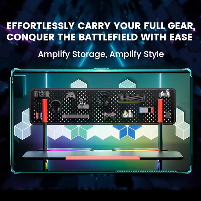 GTRACING Gaming Pegboard Desk GTP-430