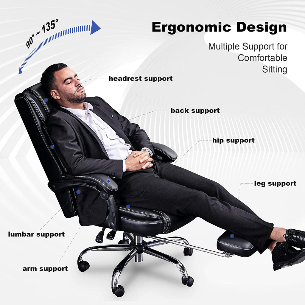 Comhoma Office Chair with Footrest WMT CH8252