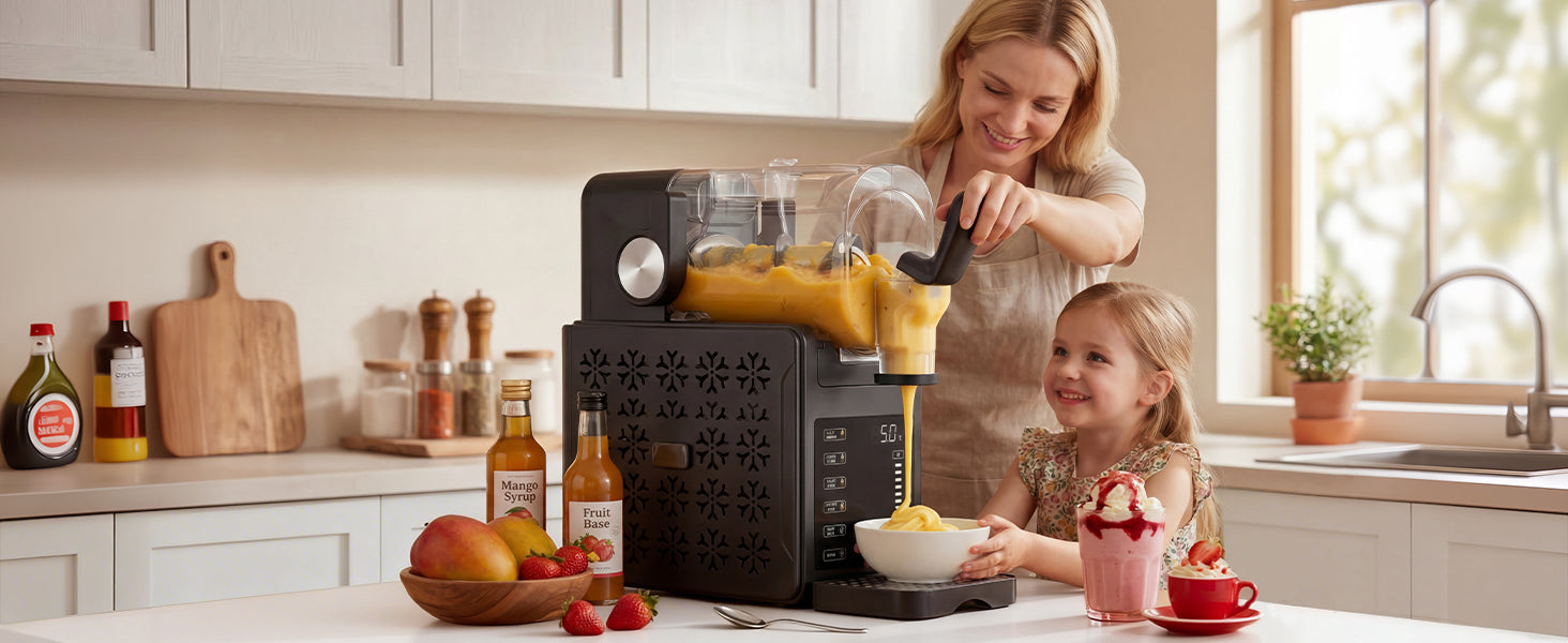 Family Summer Fun: Enjoy Homemade Frozen Drinks & Slushies with COMHOMA RapidChill Machine