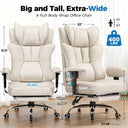 COMHOMA Big Headrest 400LBS Big and Tall Office Chair CH610