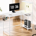 COMHOMA® Reversible Office Gaming Desk with RGB LED Lighting, Hooks and Cup Holder DL007/DL008/DL009