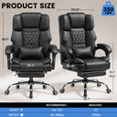 Cloudrest Pro Executive Big and Tall Office Chair with Linkage Armrests 90°-145° CH1001