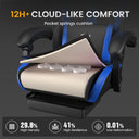 GTPLAYER Gaming Chair with Pocket Spring Cushion & Footrest GT905