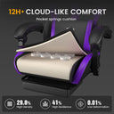 GTPLAYER Gaming Chair with Pocket Spring Cushion & Footrest GT905