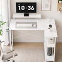 COMHOMA® Reversible Office Gaming Desk with RGB LED Lighting, Hooks and Cup Holder DL007/DL008/DL009