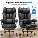 COMHOMA Big Headrest 400LBS Big and Tall Office Chair CH610