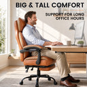 COMHOMA® Big and Tall Ergonomic Office Chair with Linkage Armrest & Wide Seat