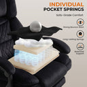Cloudrest Pro Executive Big and Tall Office Chair with Linkage Armrests 90°-145° CH1001