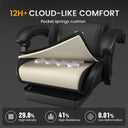 GTPLAYER Gaming Chair with Pocket Spring Cushion & Footrest GT905