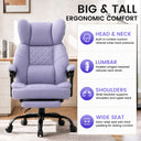 COMHOMA® Big and Tall Ergonomic Office Chair with Linkage Armrest & Wide Seat
