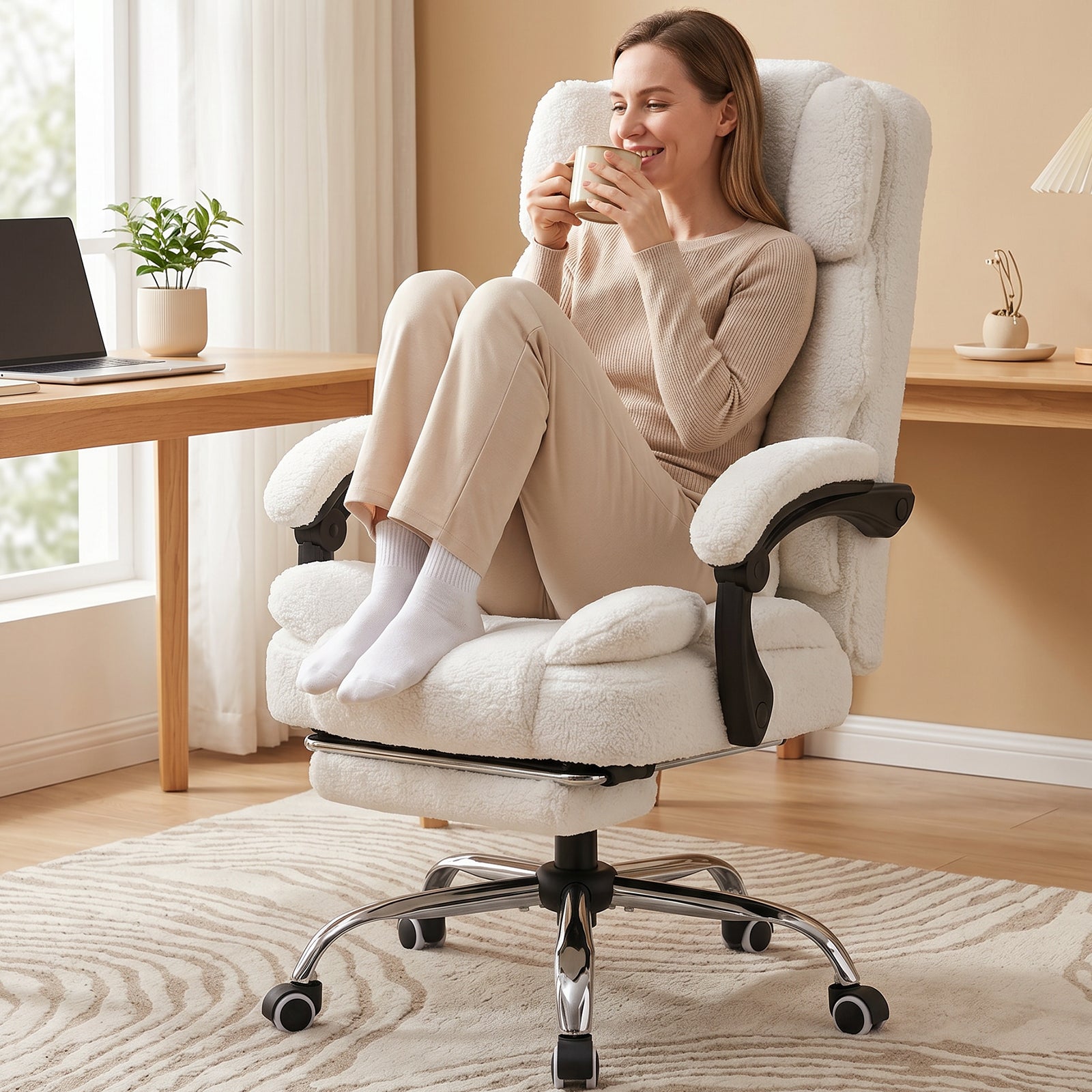 Cloudrest Pro Executive Big and Tall Office Chair with Linkage Armrests 90°-145° CH1001