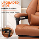 COMHOMA® Big and Tall Ergonomic Office Chair with Linkage Armrest & Wide Seat