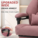 COMHOMA® Big and Tall Ergonomic Office Chair with Linkage Armrest & Wide Seat