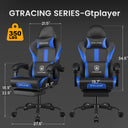 GTPLAYER Gaming Chair with Pocket Spring Cushion & Footrest GT905
