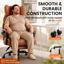 COMHOMA® Big and Tall Ergonomic Office Chair with Linkage Armrest & Wide Seat