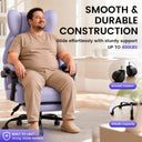 COMHOMA® Big and Tall Ergonomic Office Chair with Linkage Armrest & Wide Seat