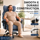 COMHOMA® Big and Tall Ergonomic Office Chair with Linkage Armrest & Wide Seat